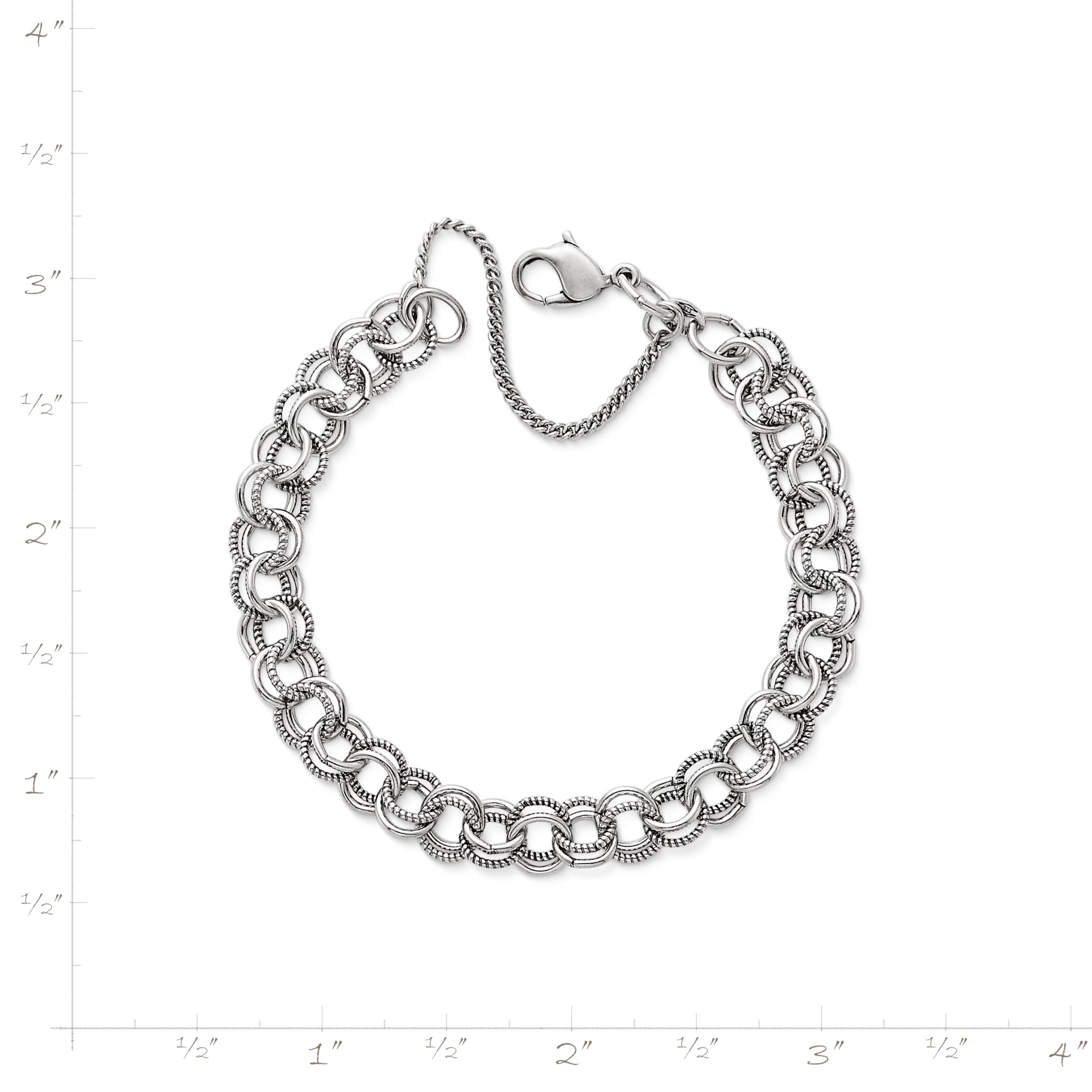 Double Link Charm Bracelet - Image 2