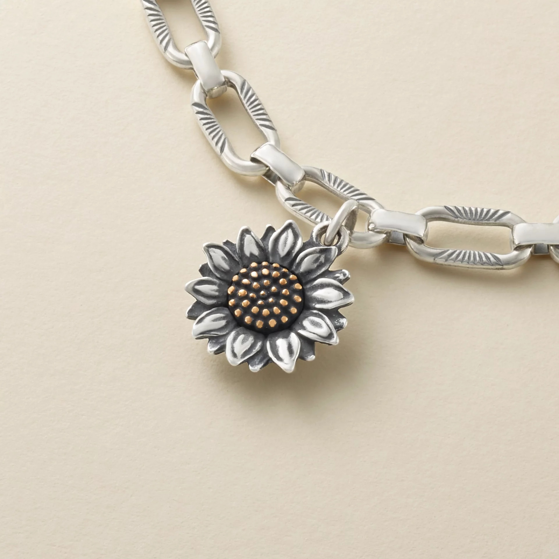 Ornate Links Charm Bracelet - Image 2