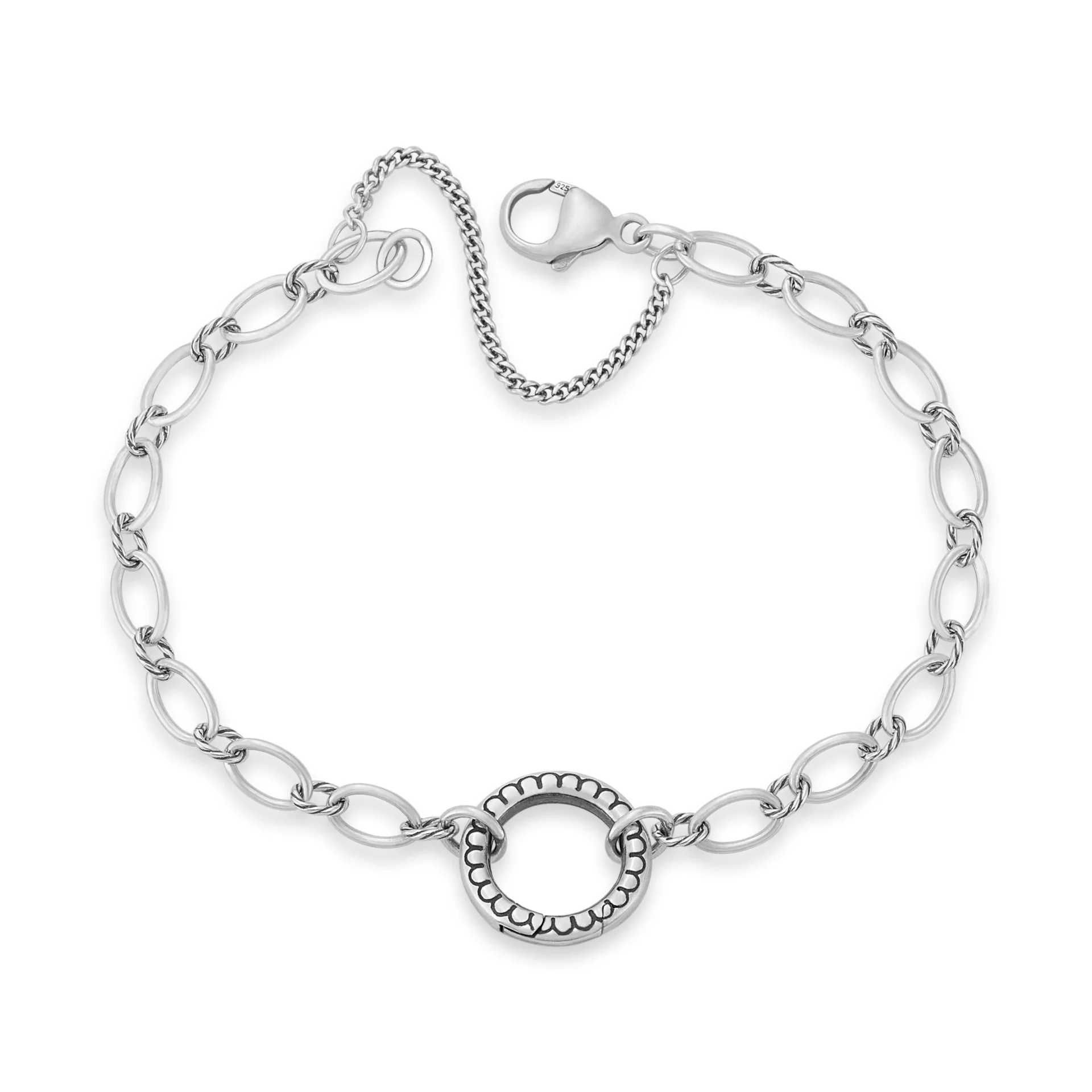 Ornate Circlet Changeable Charm Bracelet