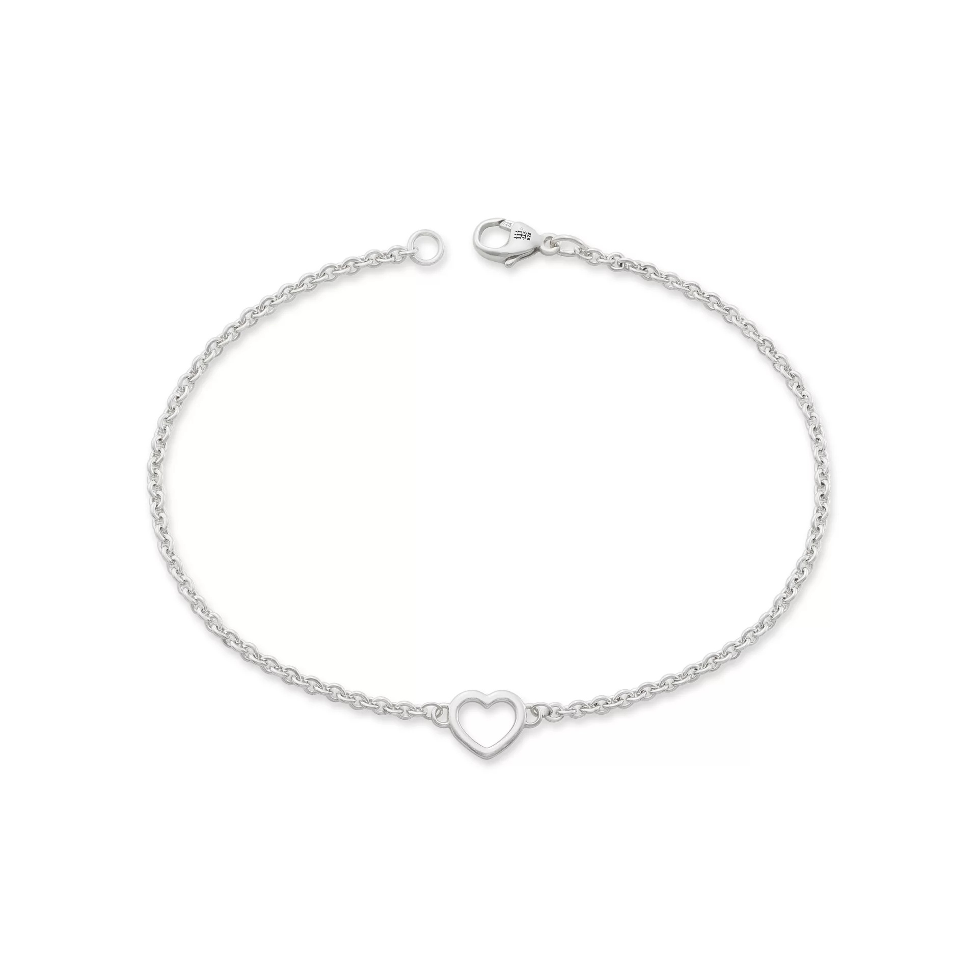 Heart Station Charm Anklet