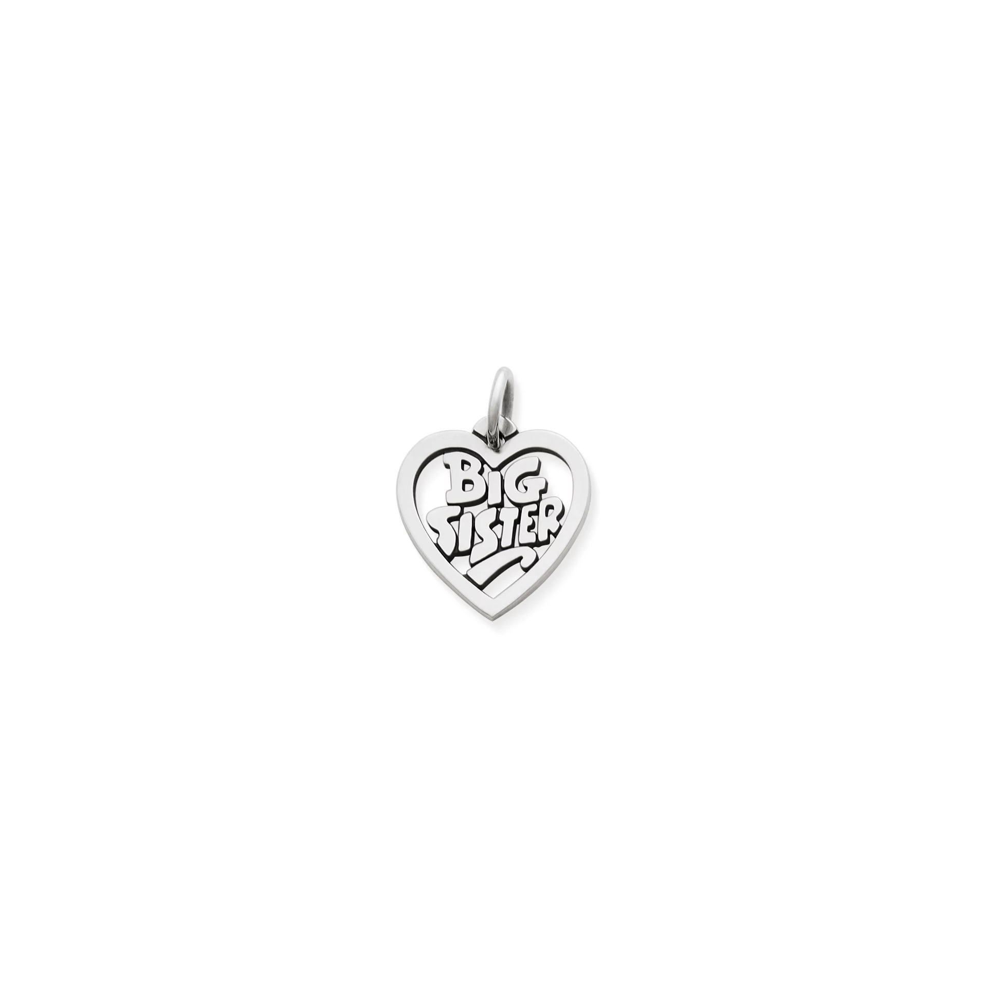 Big Sister Heart Charm