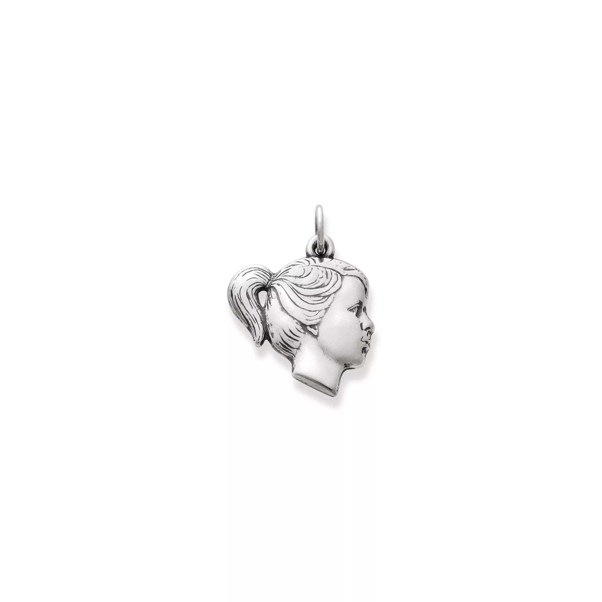 Girl's Profile Charm
