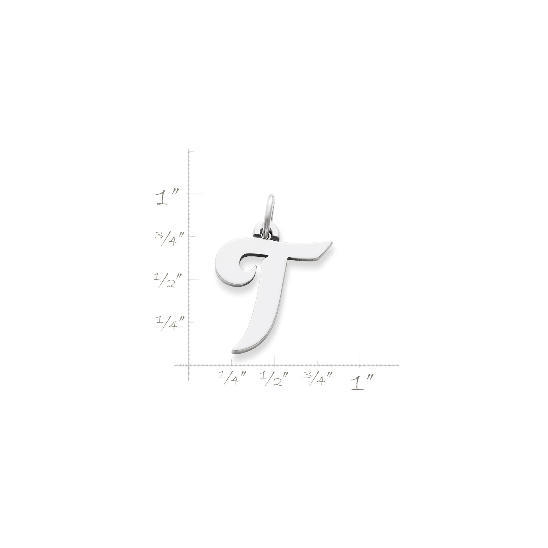 Large Script Initial Charm - Image 3