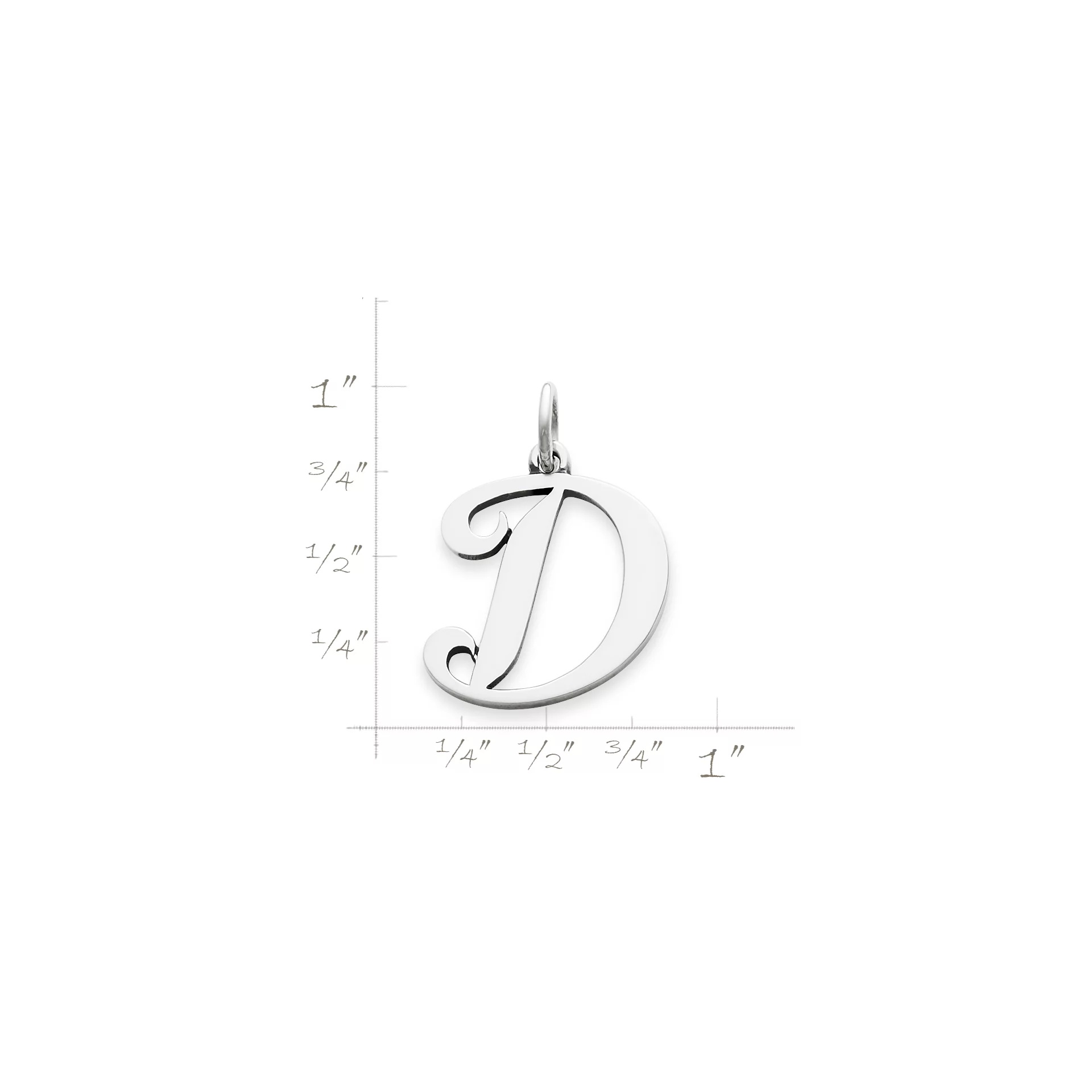 Large Script Initial Charm - Image 3