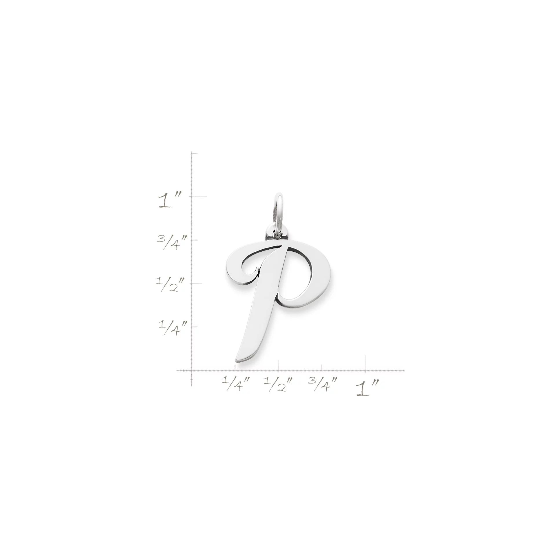 Large Script Initial Charm - Image 3