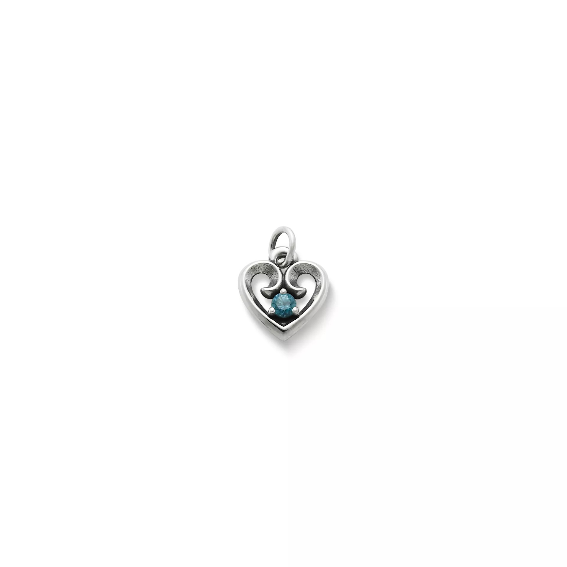 Avery Remembrance Heart Birthstone Charm