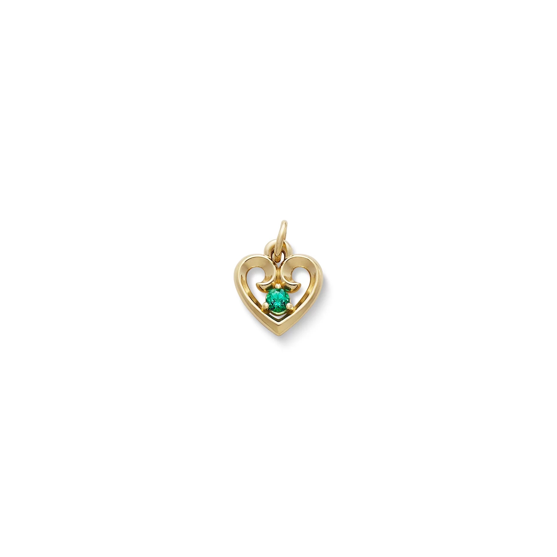 Avery Remembrance Heart Birthstone Charm
