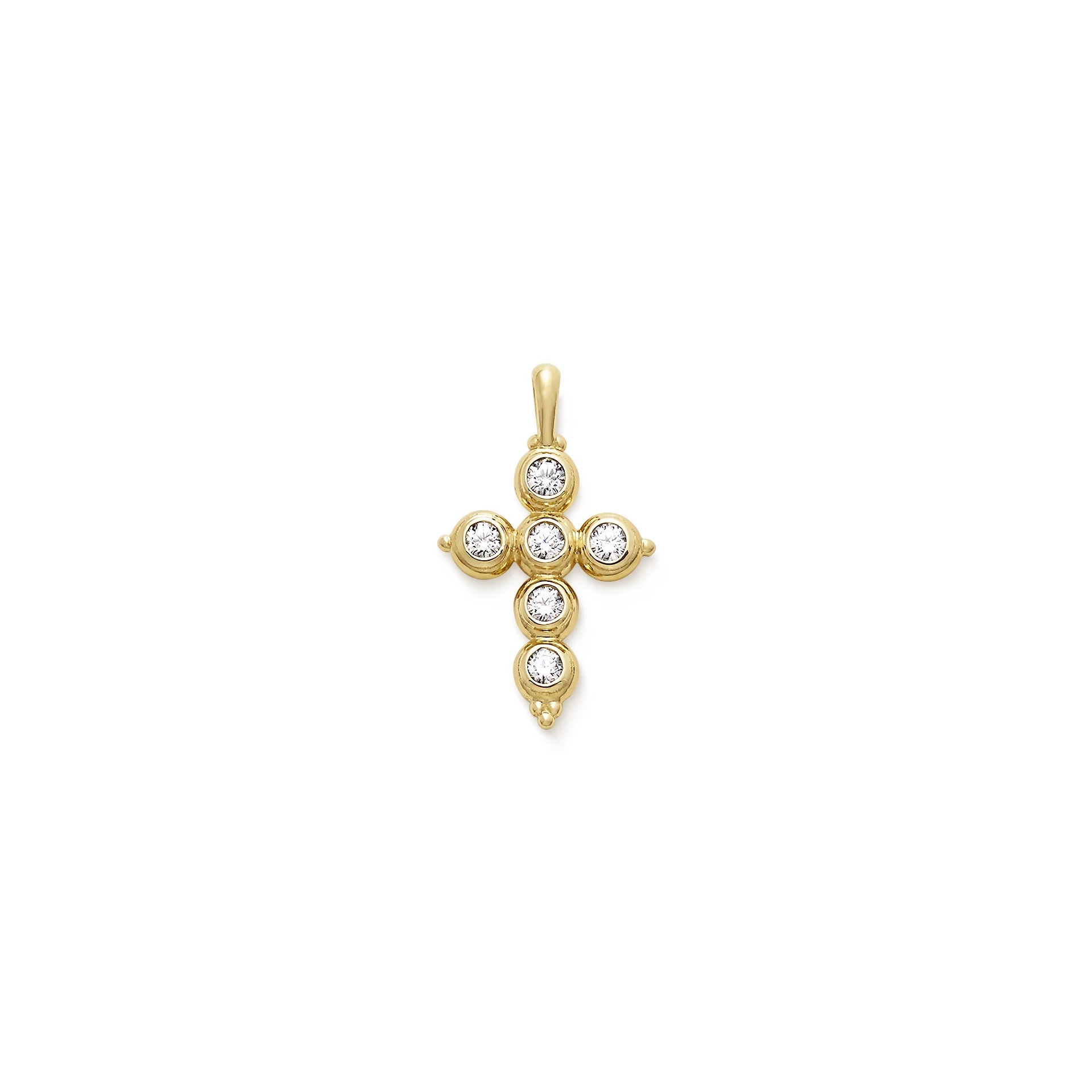 Antiquity Gemstone Cross Pendant