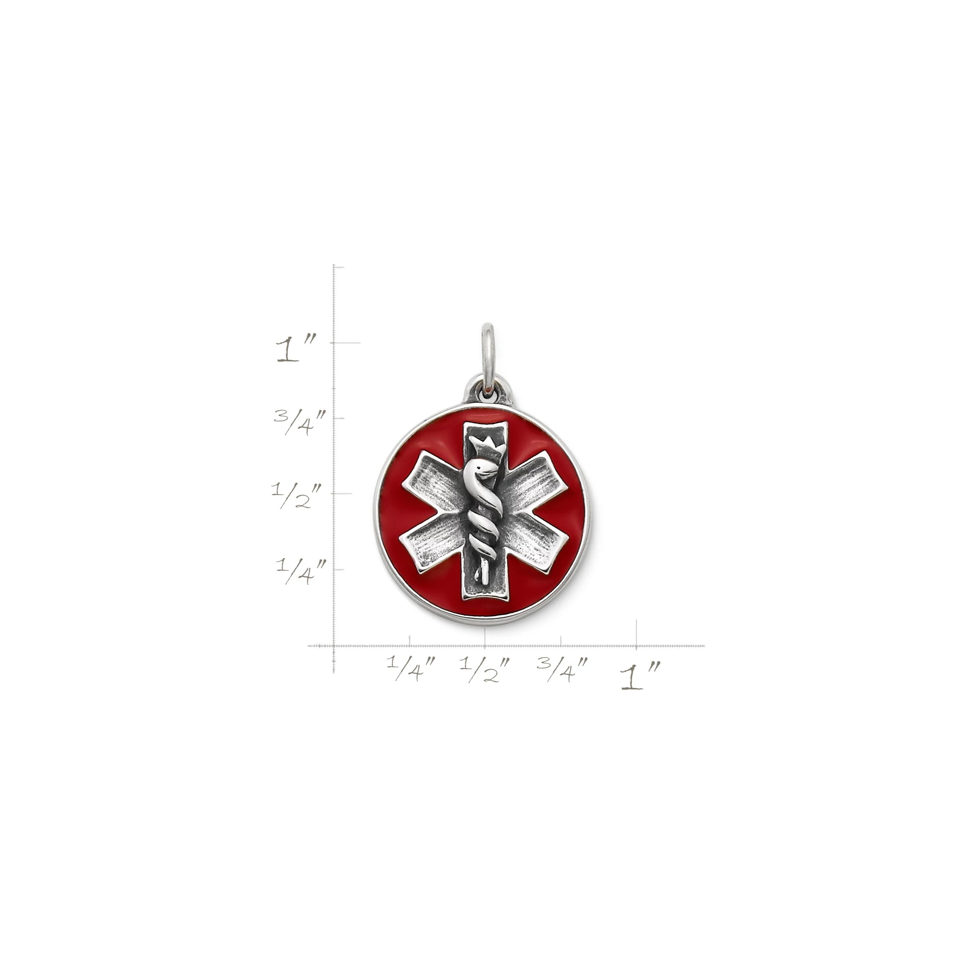 Enamel Medical Alert Charm - Image 2