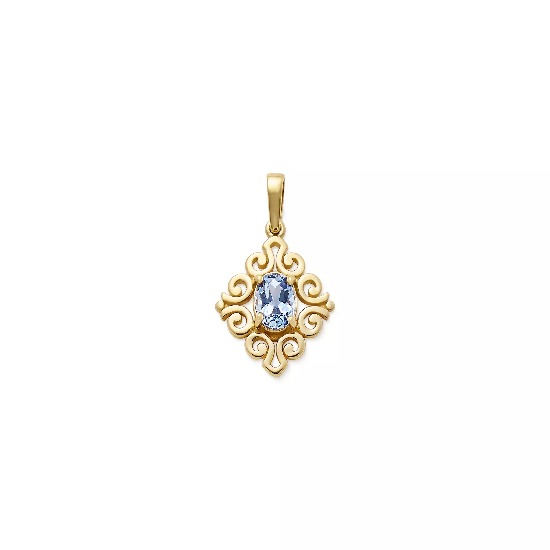 Spanish Lace Birthstone Pendant