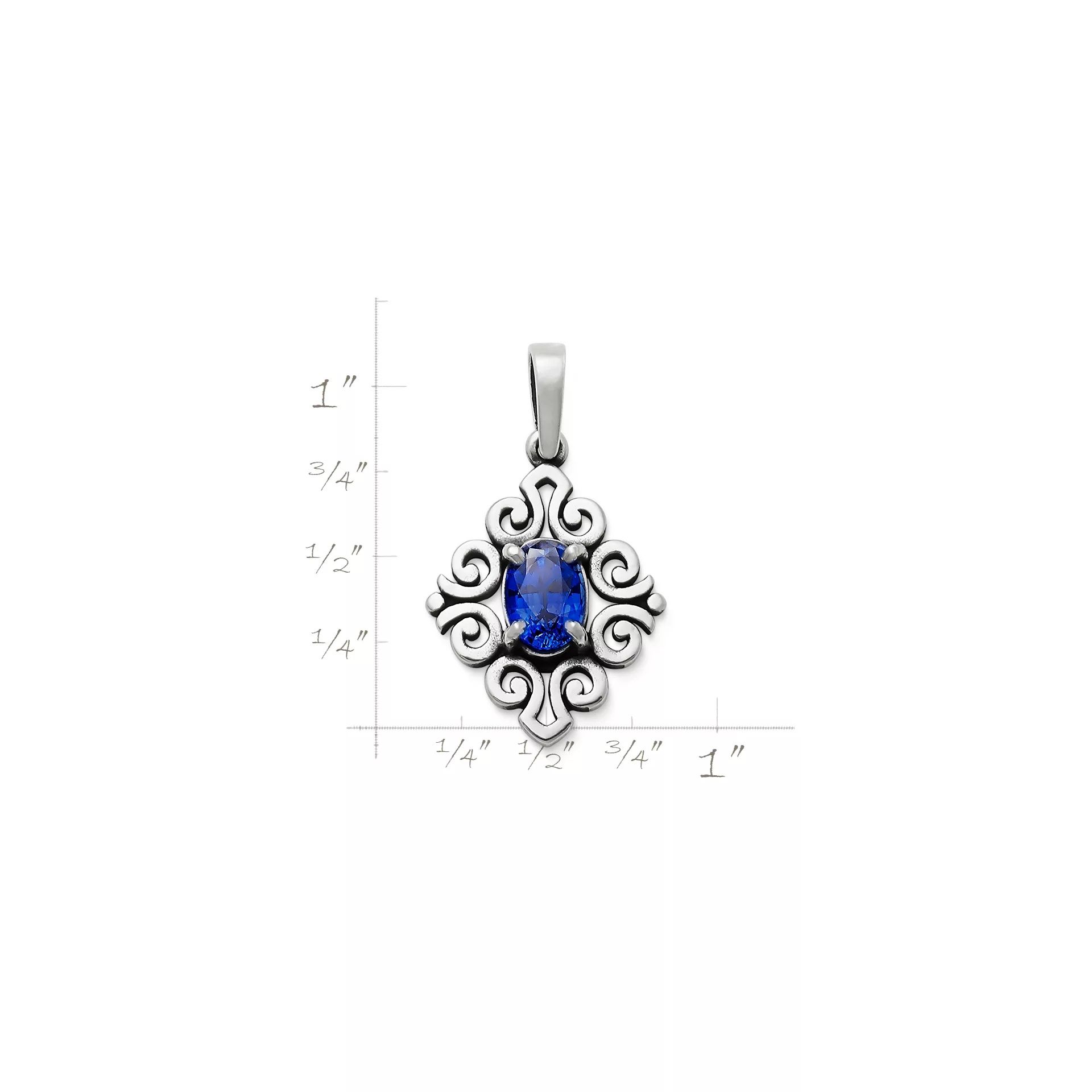 Spanish Lace Birthstone Pendant - Image 2