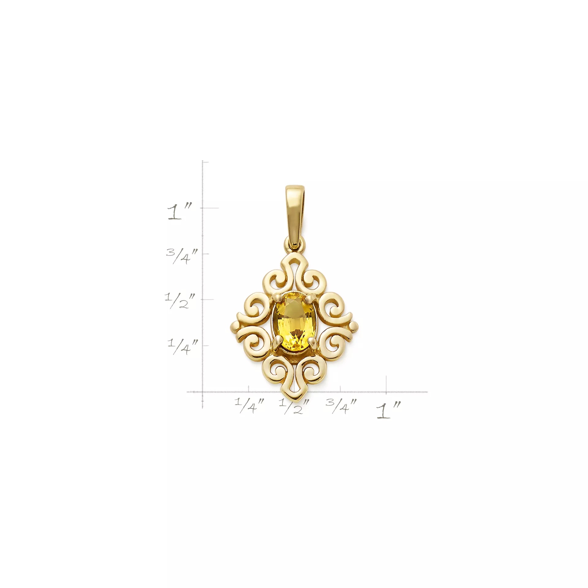 Spanish Lace Birthstone Pendant - Image 3