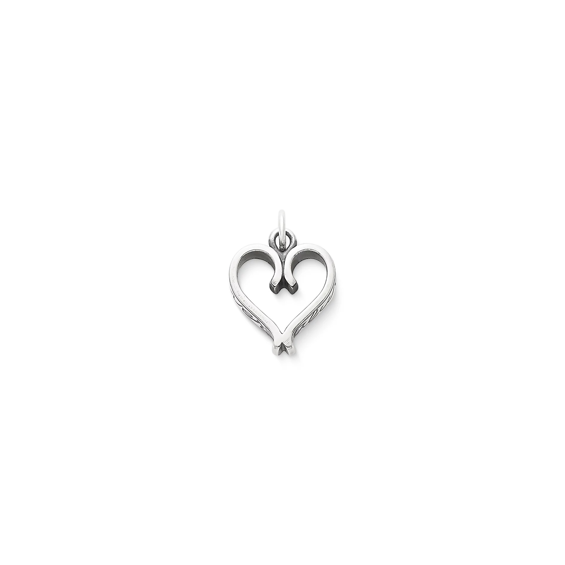 Forever and Always Heart Charm
