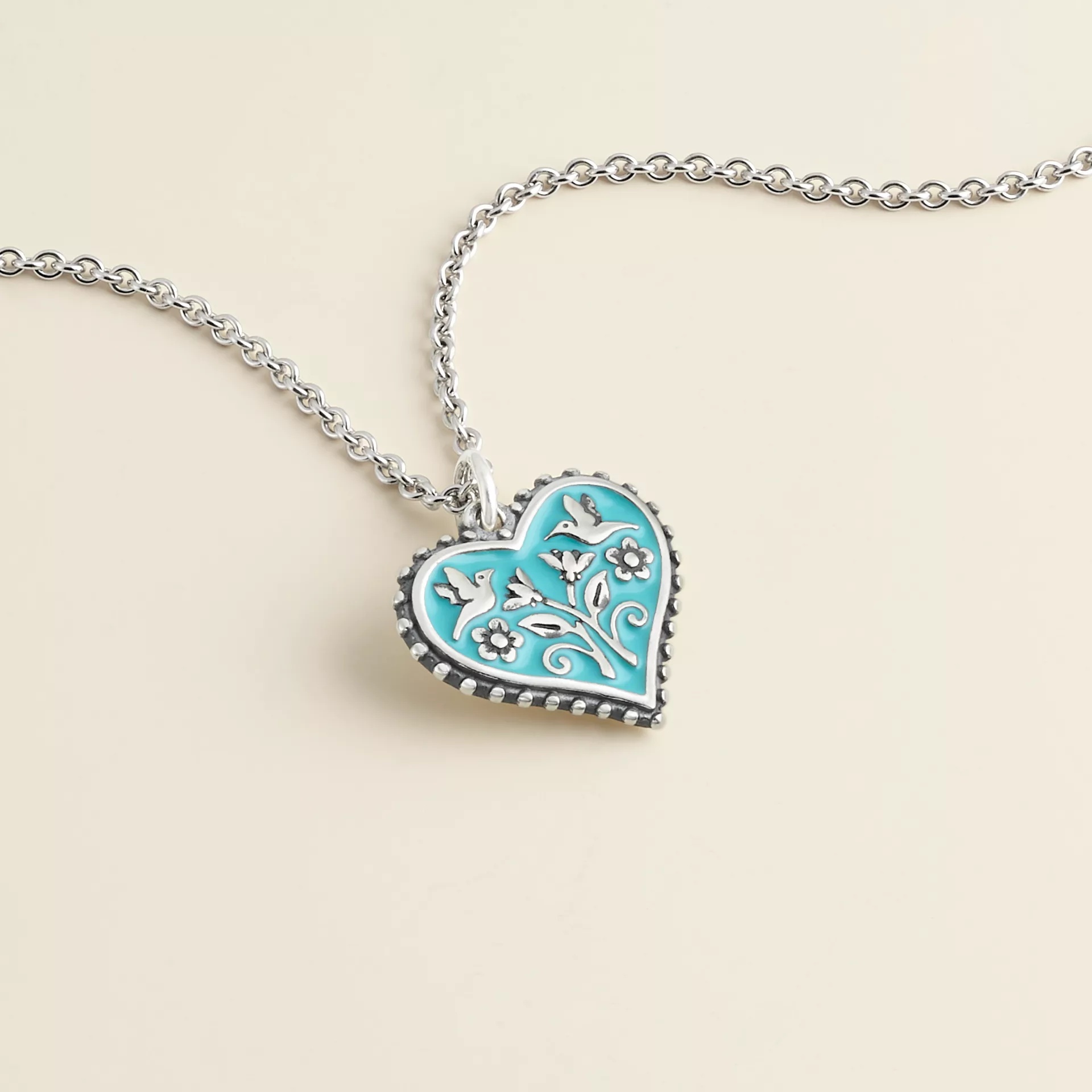 Enamel Hearts in Bloom Charm - Image 2