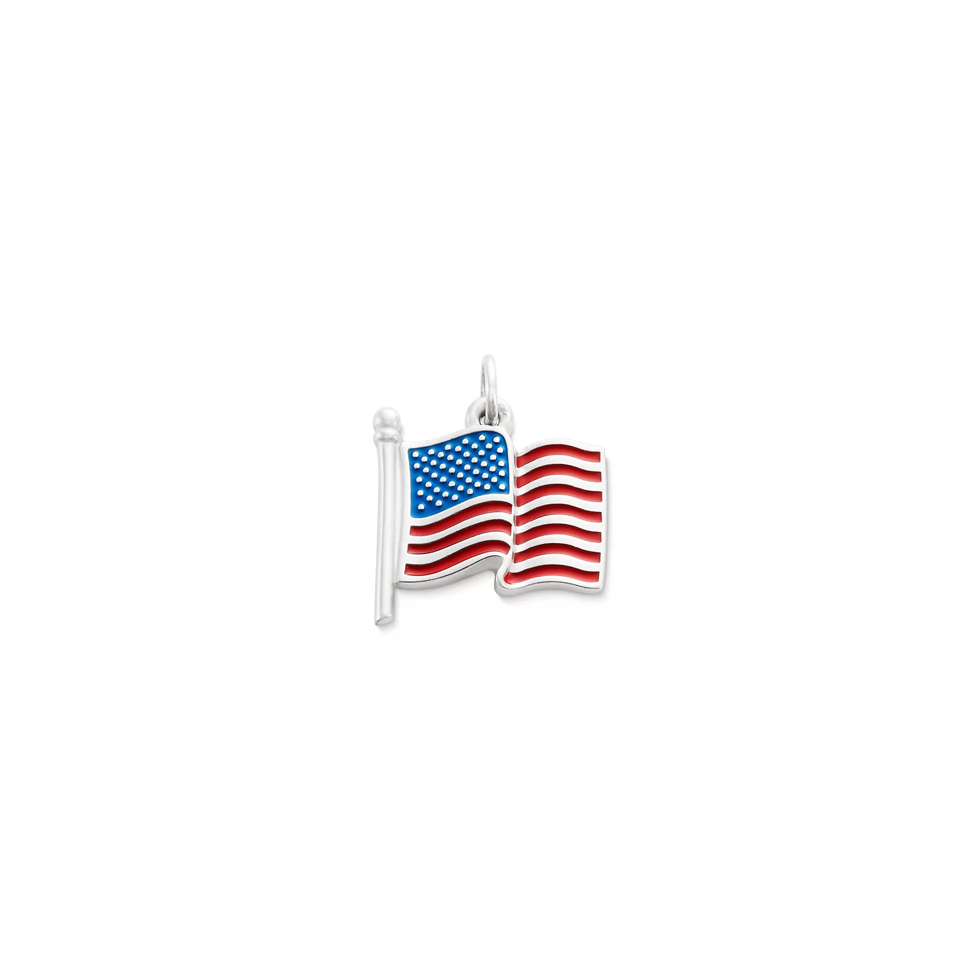 Enamel American Flag Charm