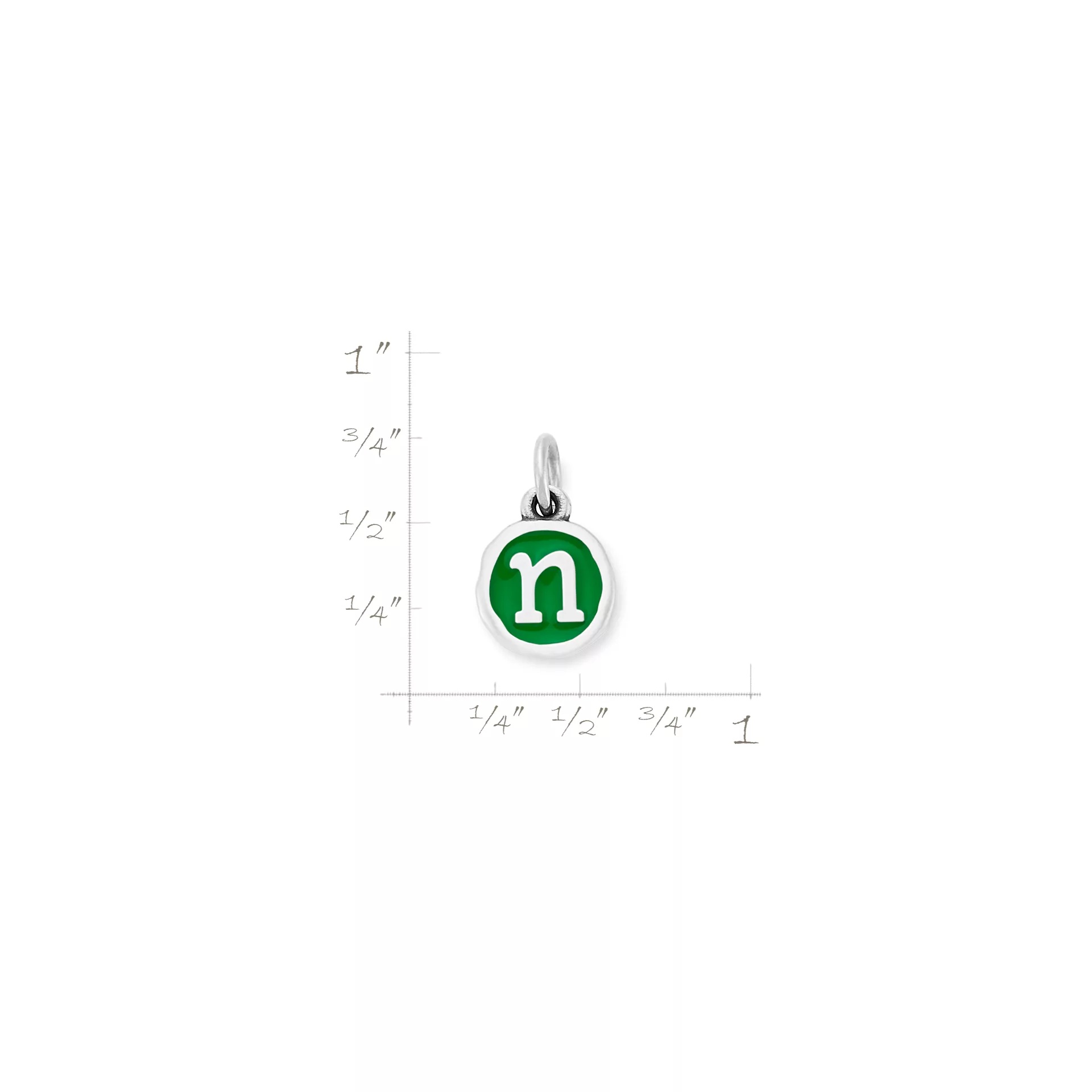 Enamel Initial Disc Charm - Image 4