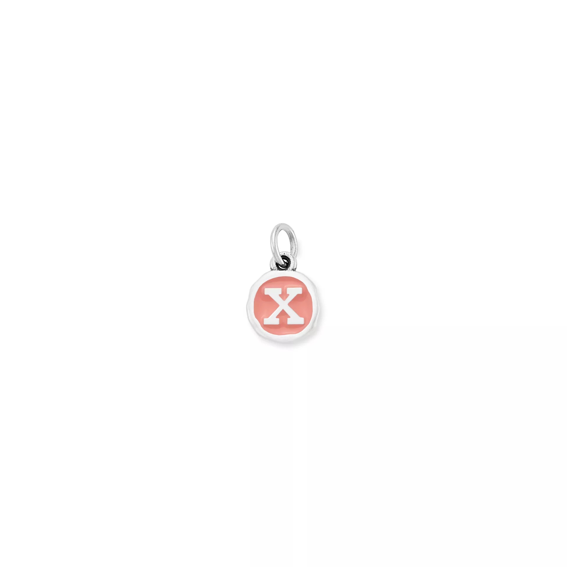 Enamel Initial Disc Charm