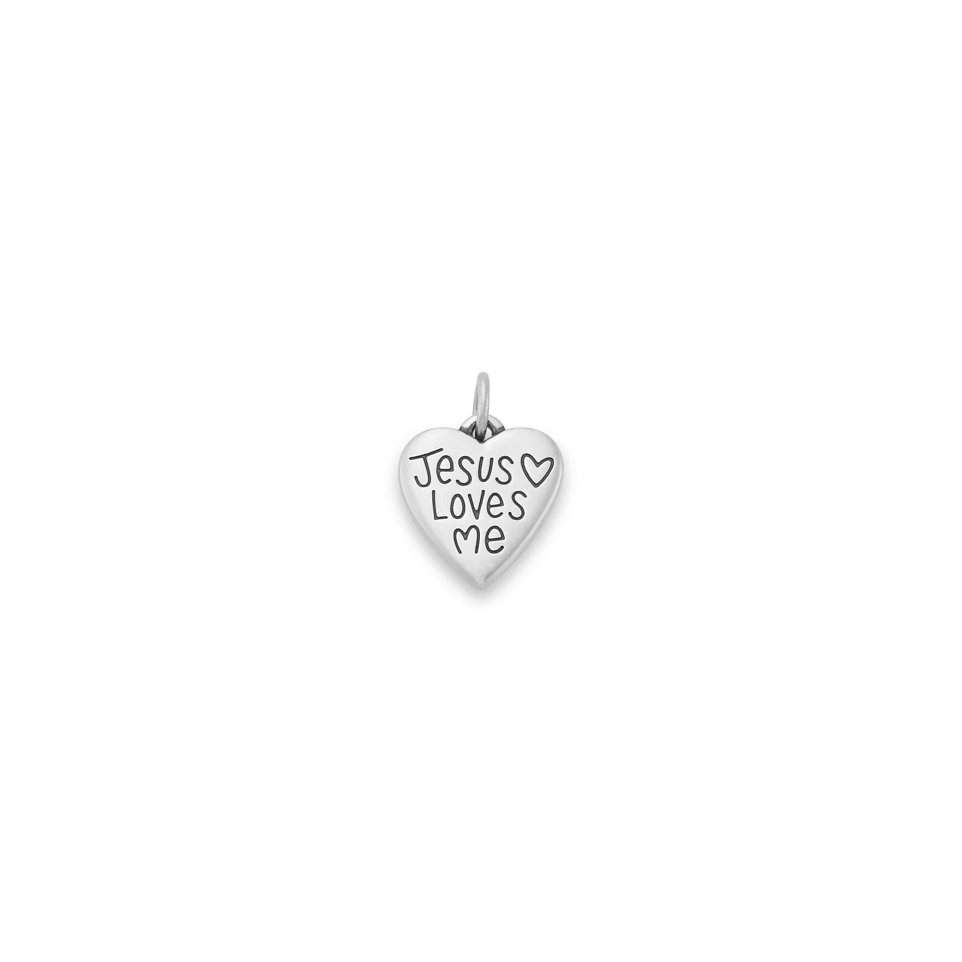 Jesus Loves Me Charm