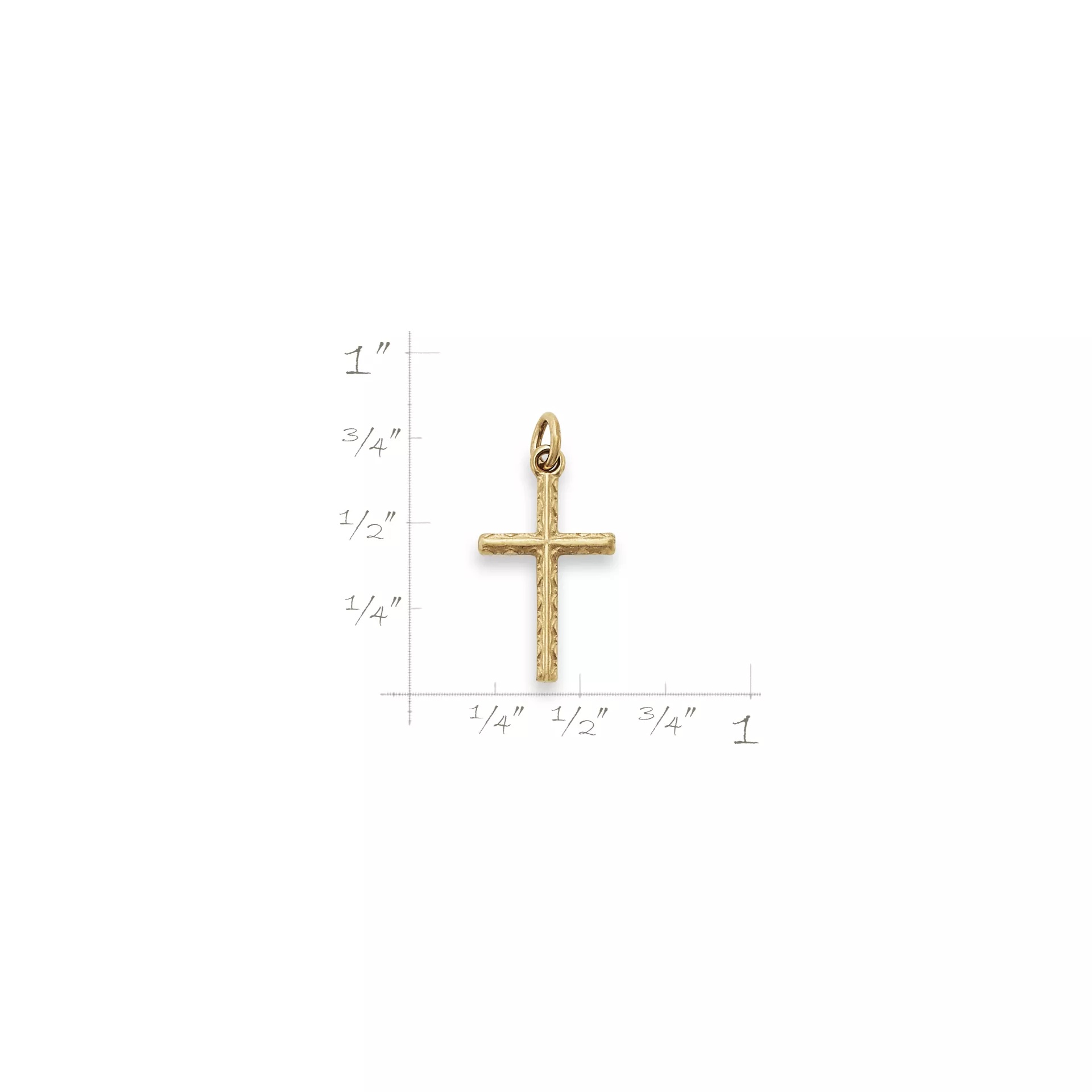 Petite Elegant Cross Charm - Image 5