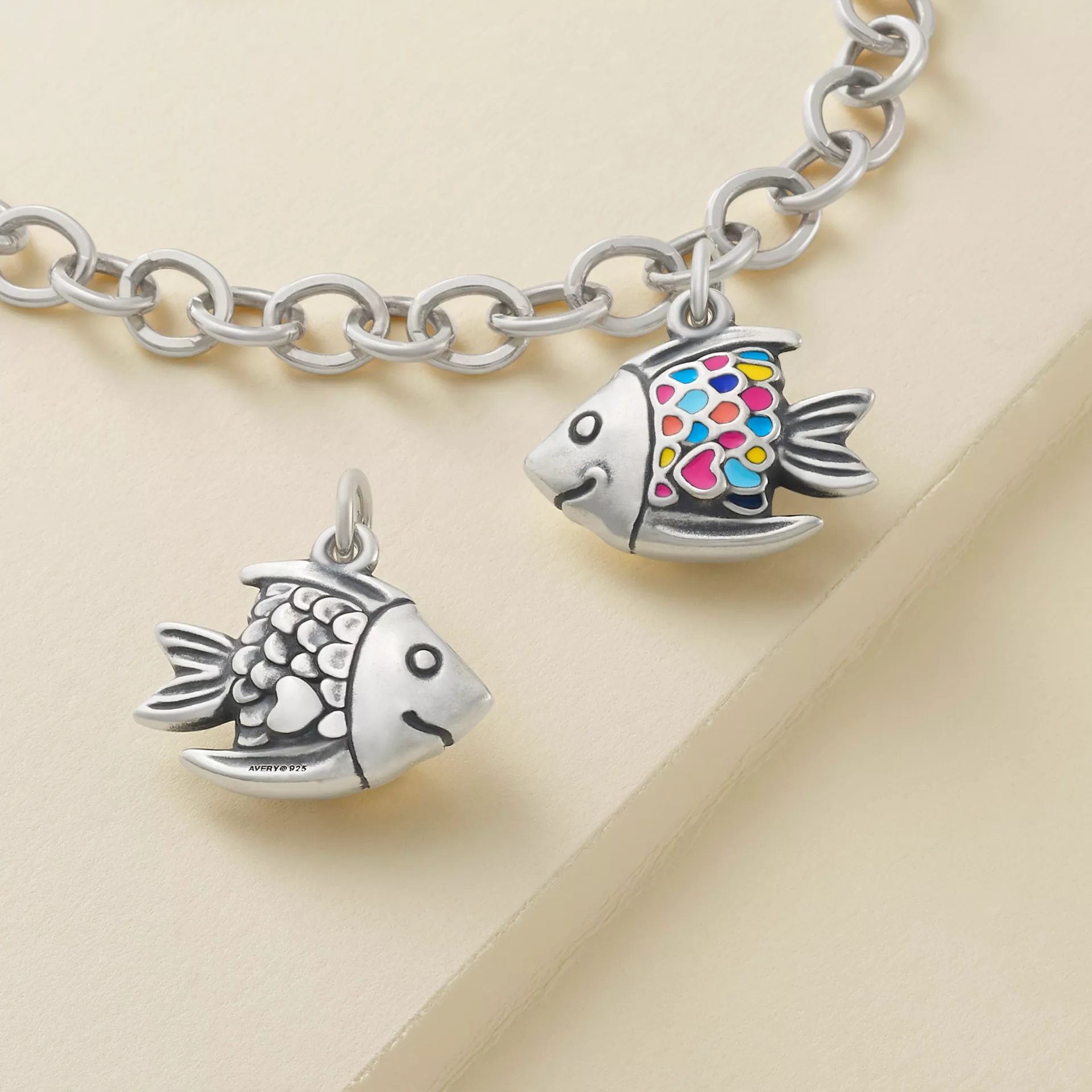 Enamel Happy Fish Charm - Image 2
