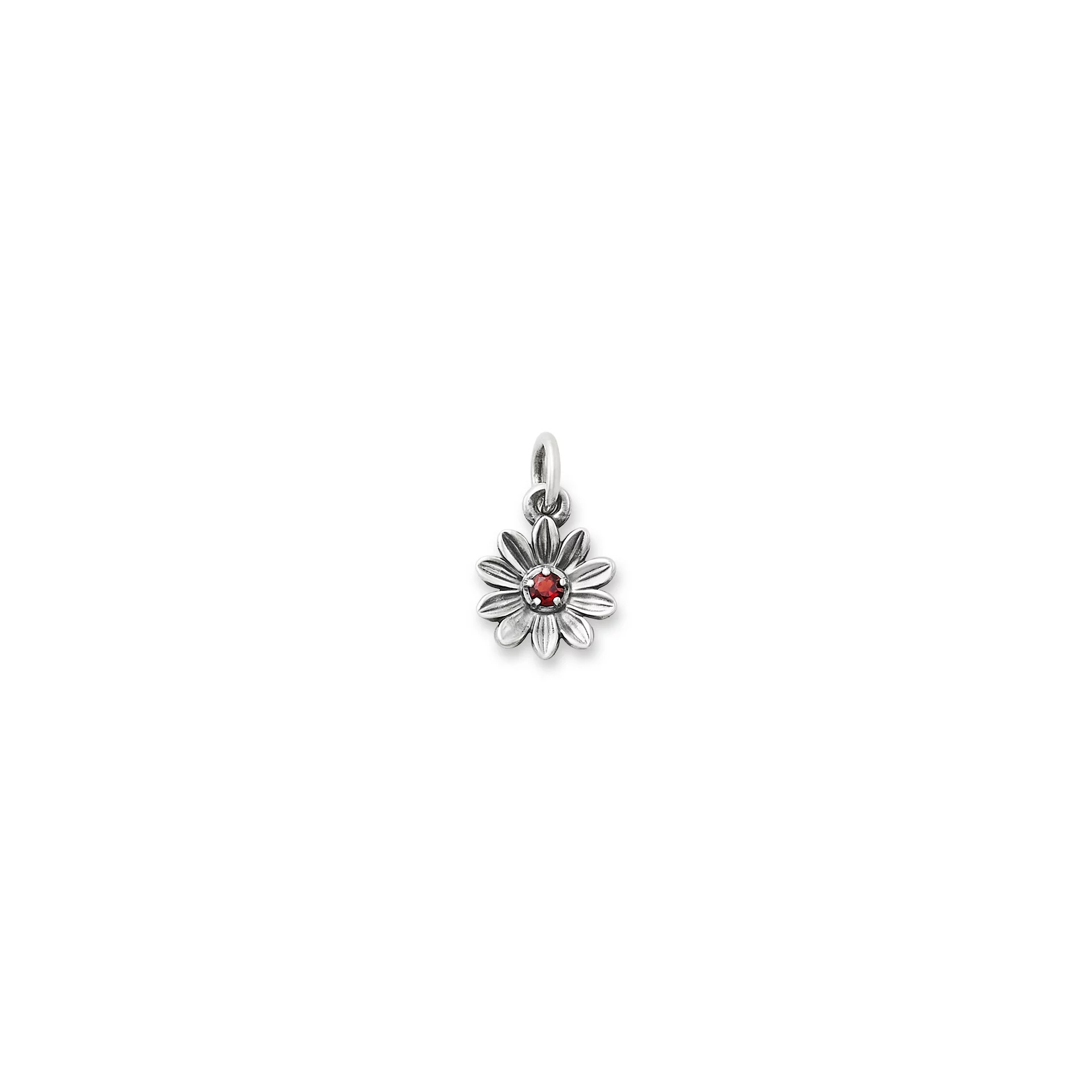 Floral Gemstone Charm