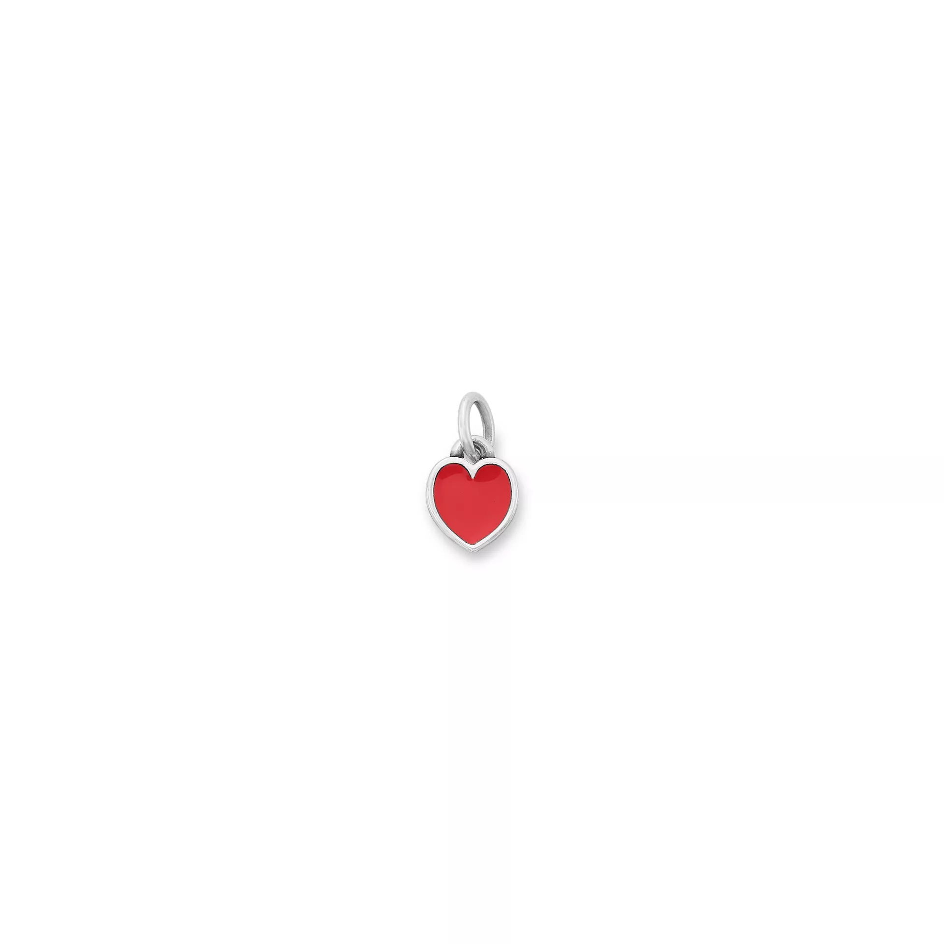 Enamel Connected Hearts Charm