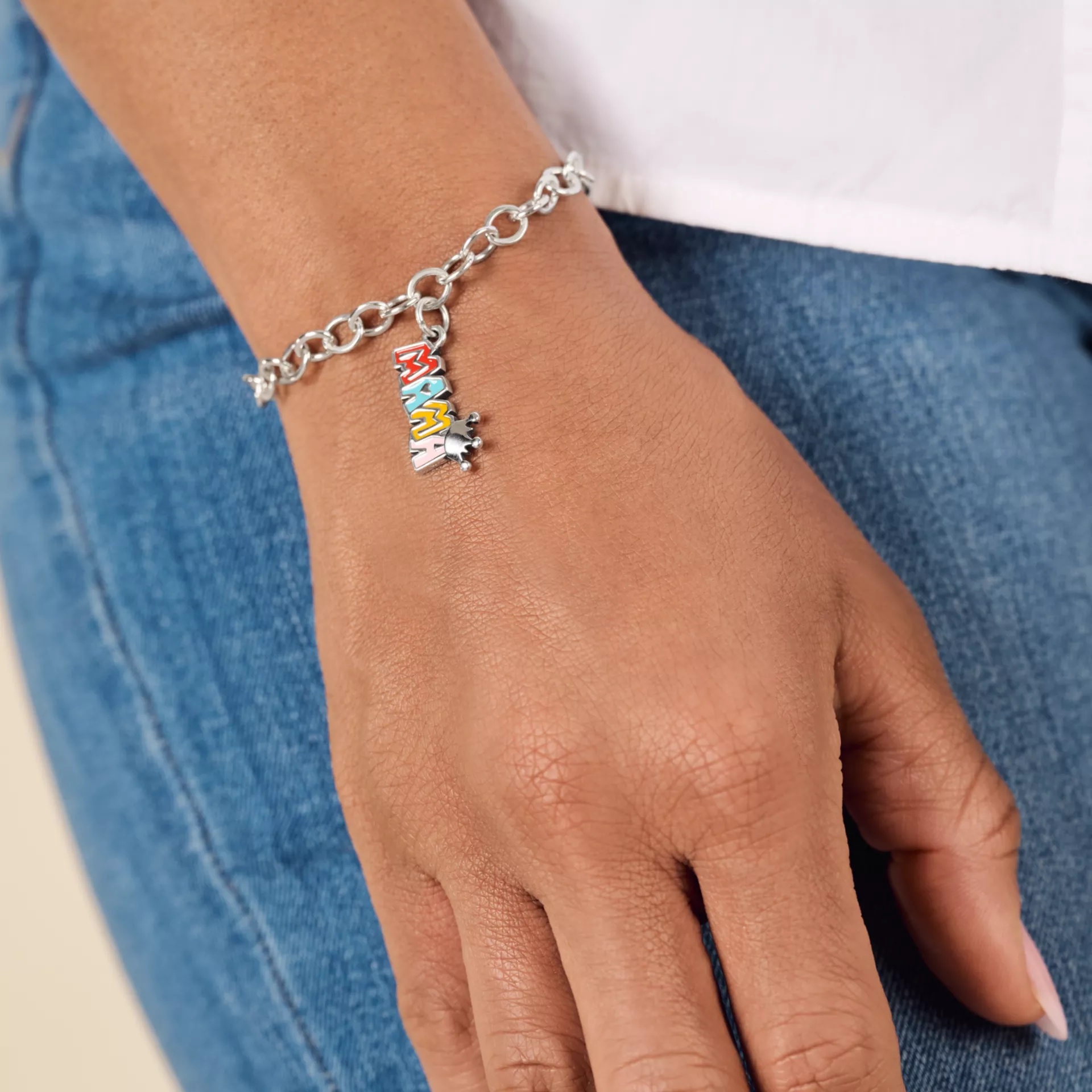 Enamel Mama Rules Charm - Image 3