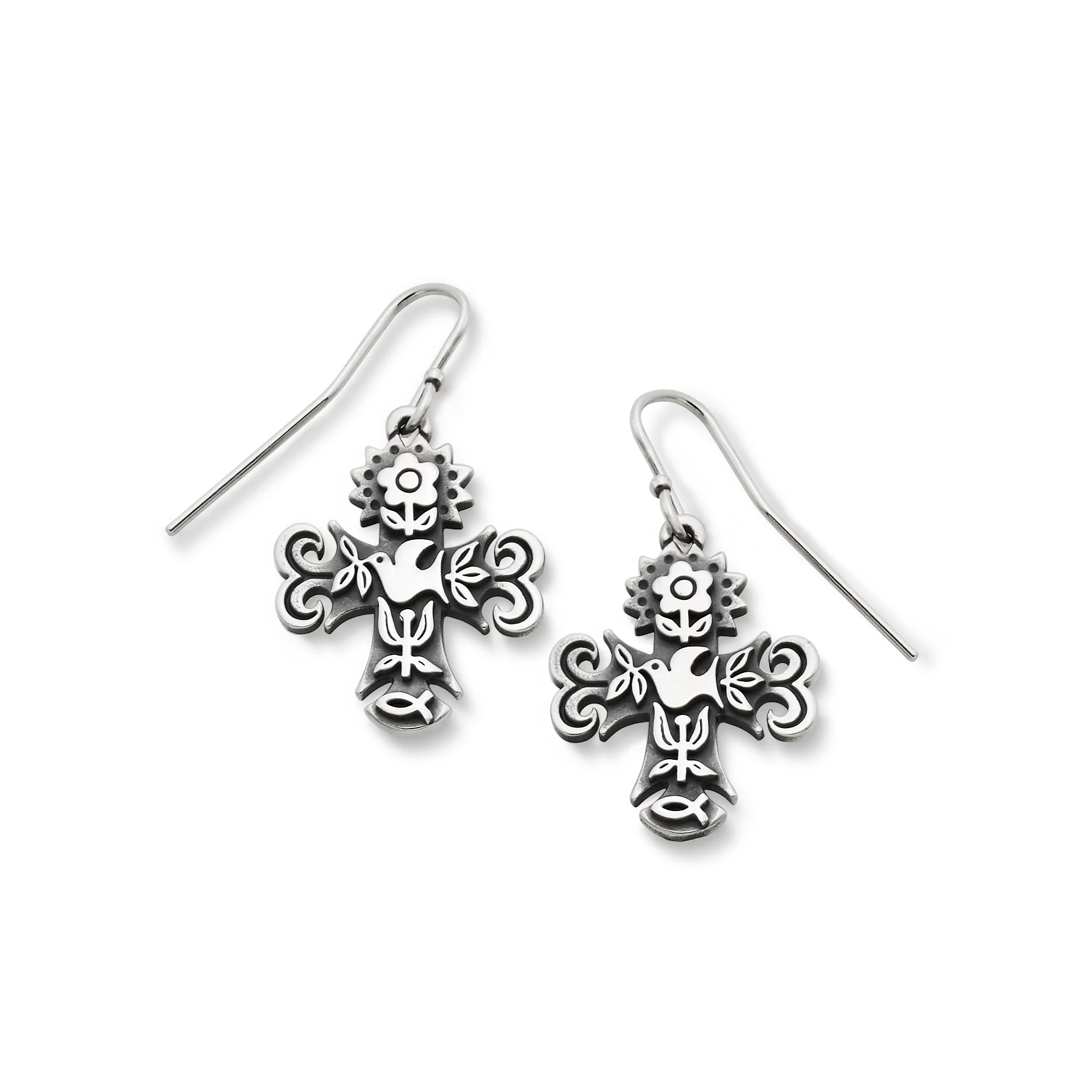 La Primavera Cross Dangle EarShop All Rings