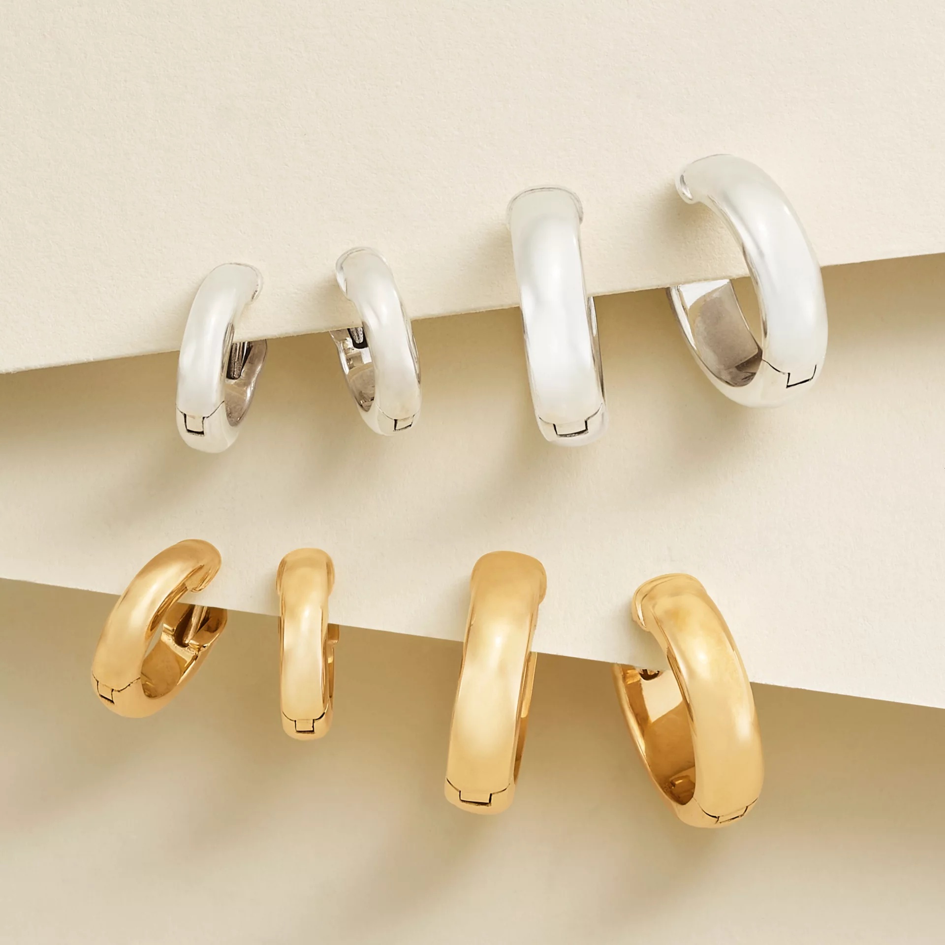 Hinged Huggie EarShop All Rings - Image 4