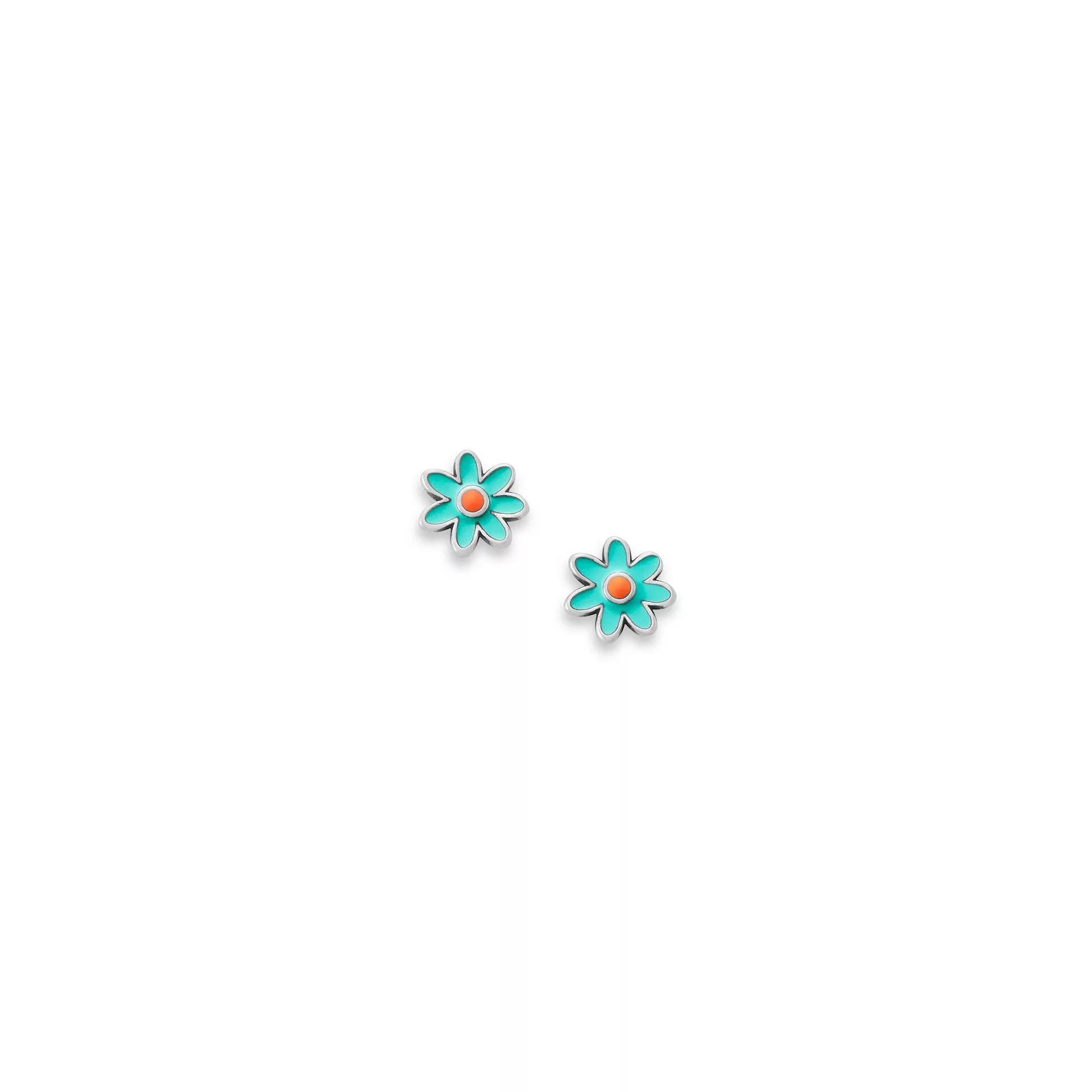 Enamel Mini Flower Studs