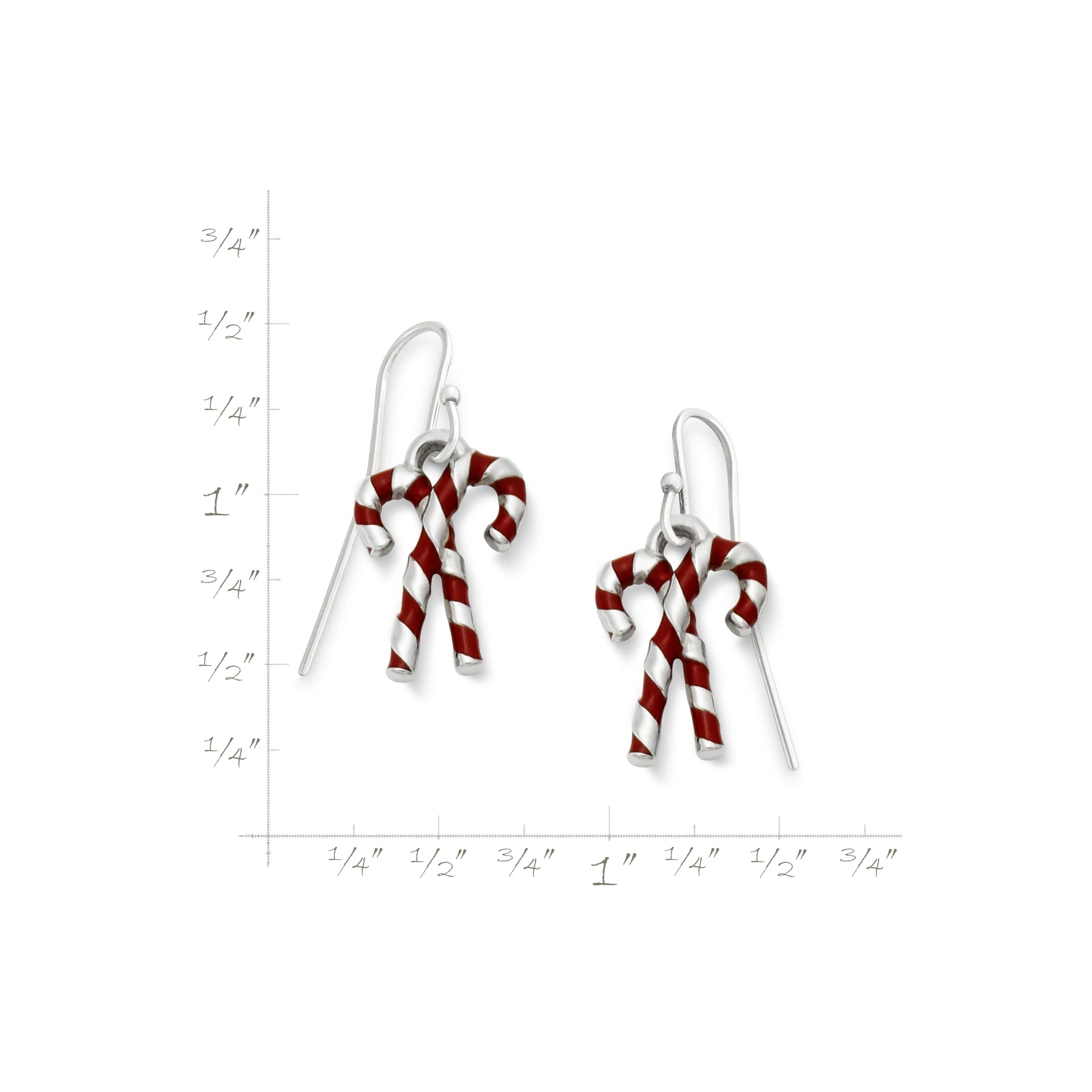 Enamel Candy Cane EarShop All Rings - Image 3