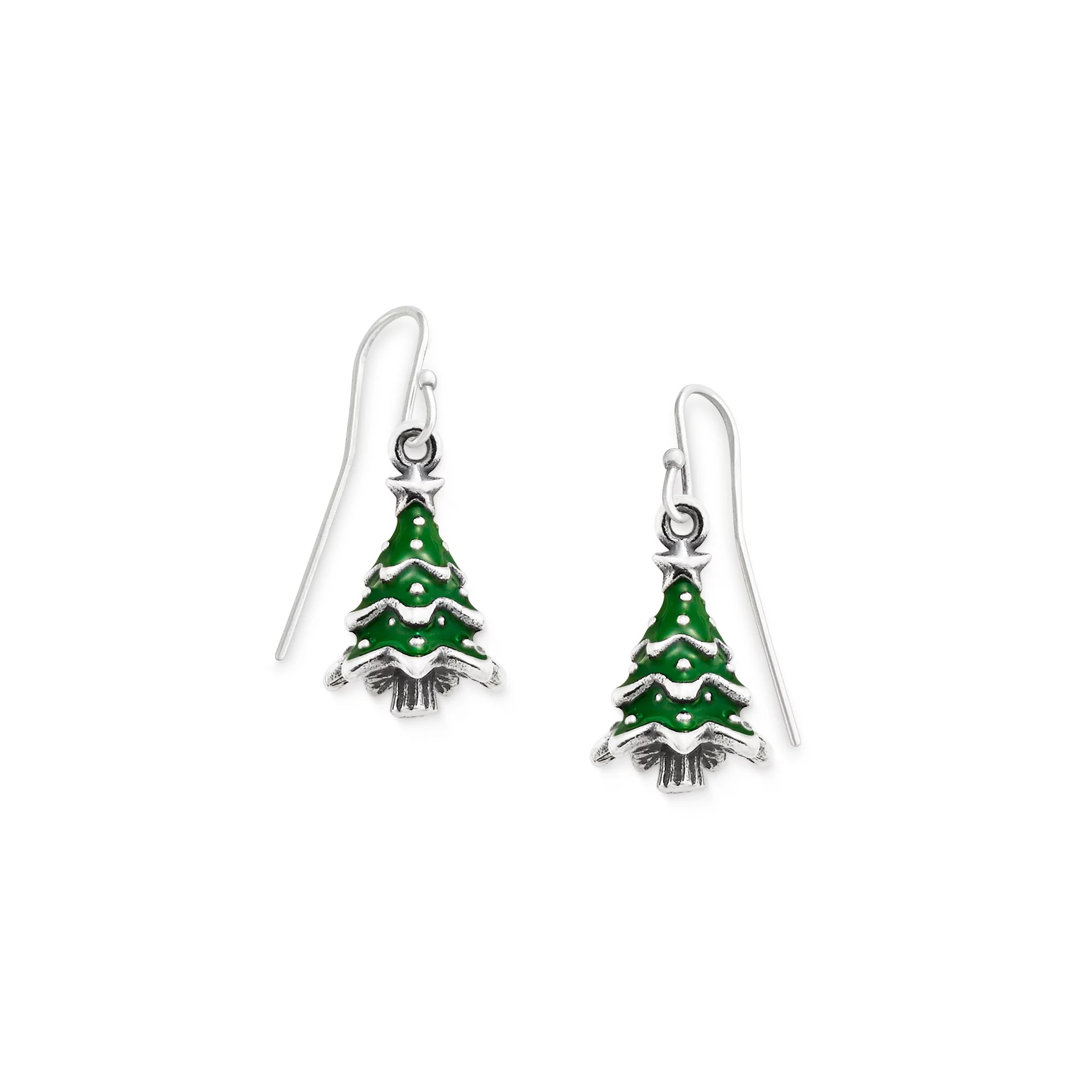 Enamel Christmas Tree EarShop All Rings