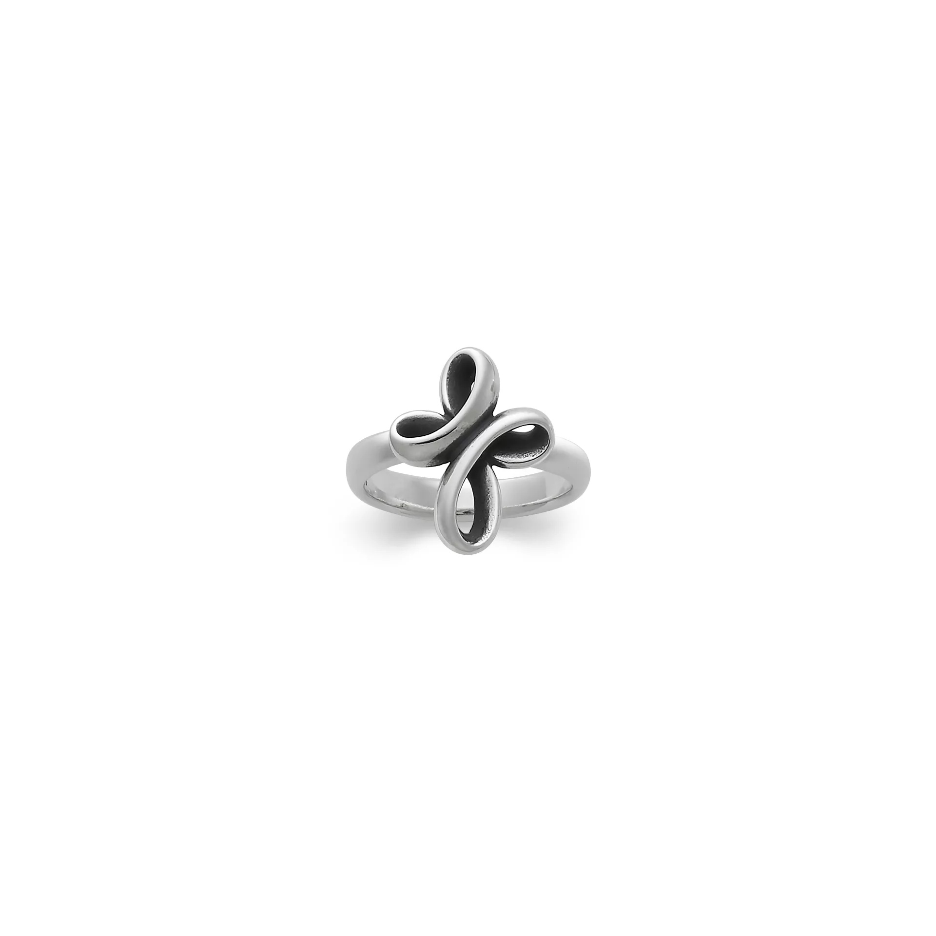 Eternal Ribbon Cross Ring