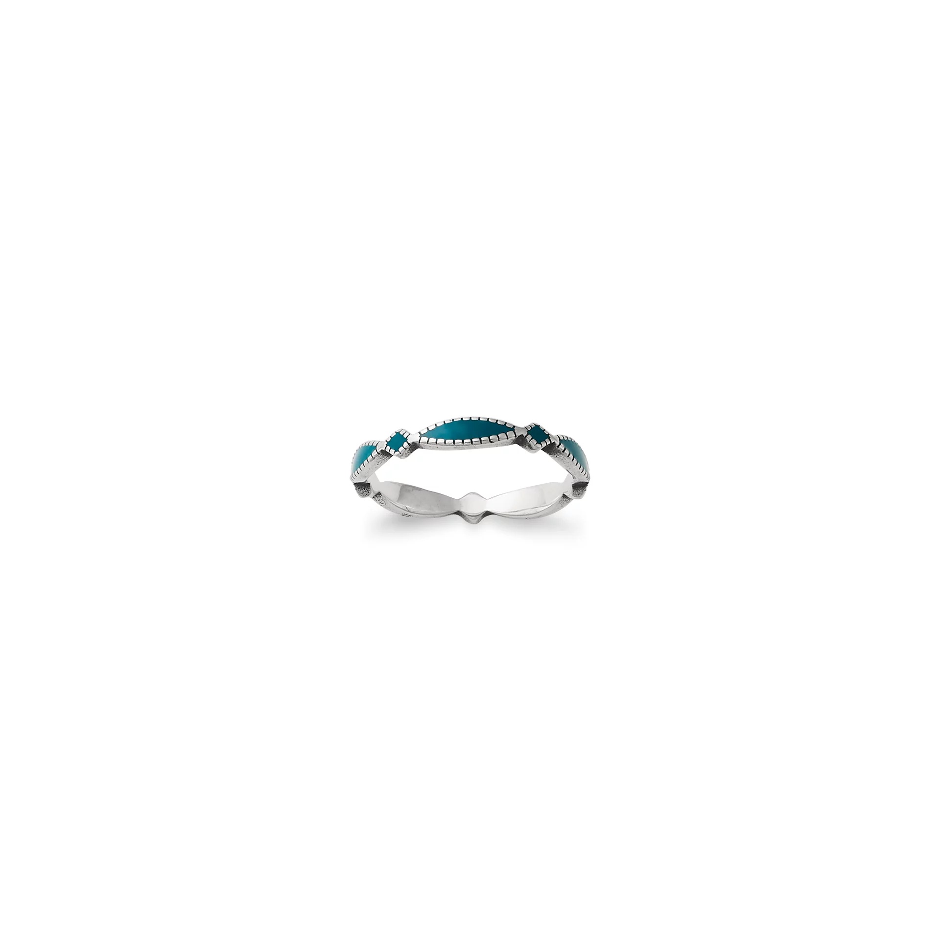 Enamel Cordoba Stacker Ring