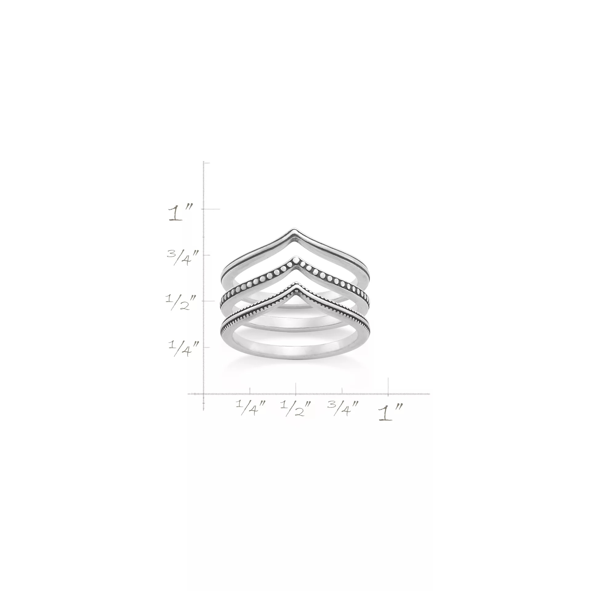 Chevron Ring Set - Image 4