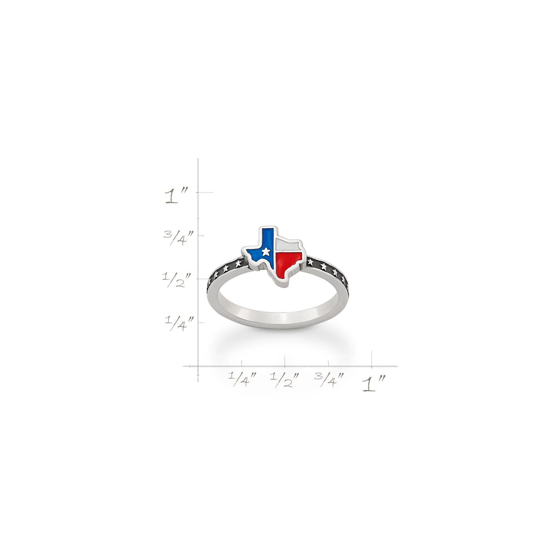 Enamel Lone Star State Ring - Image 4