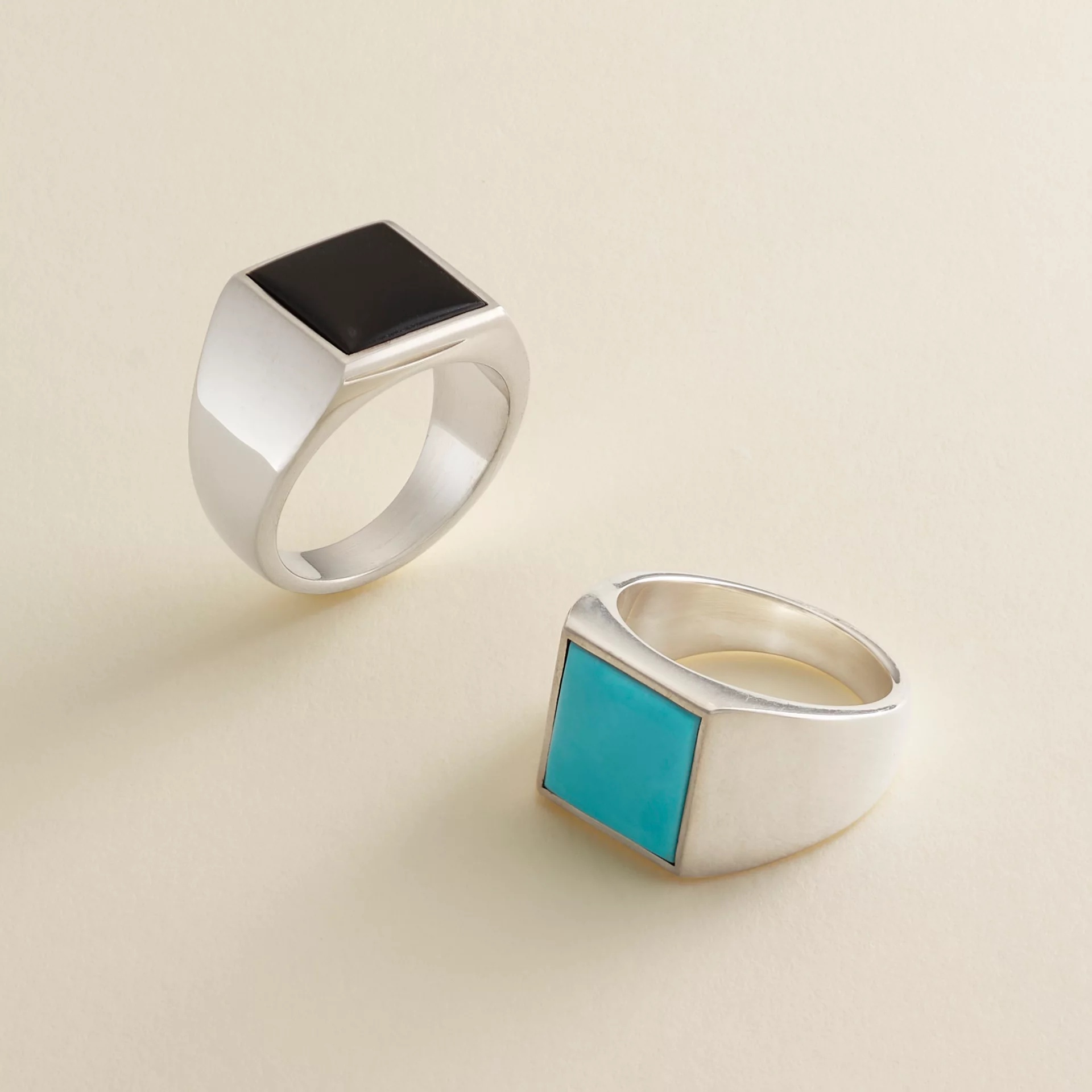 Classic Gemstone Signet Ring - Image 3