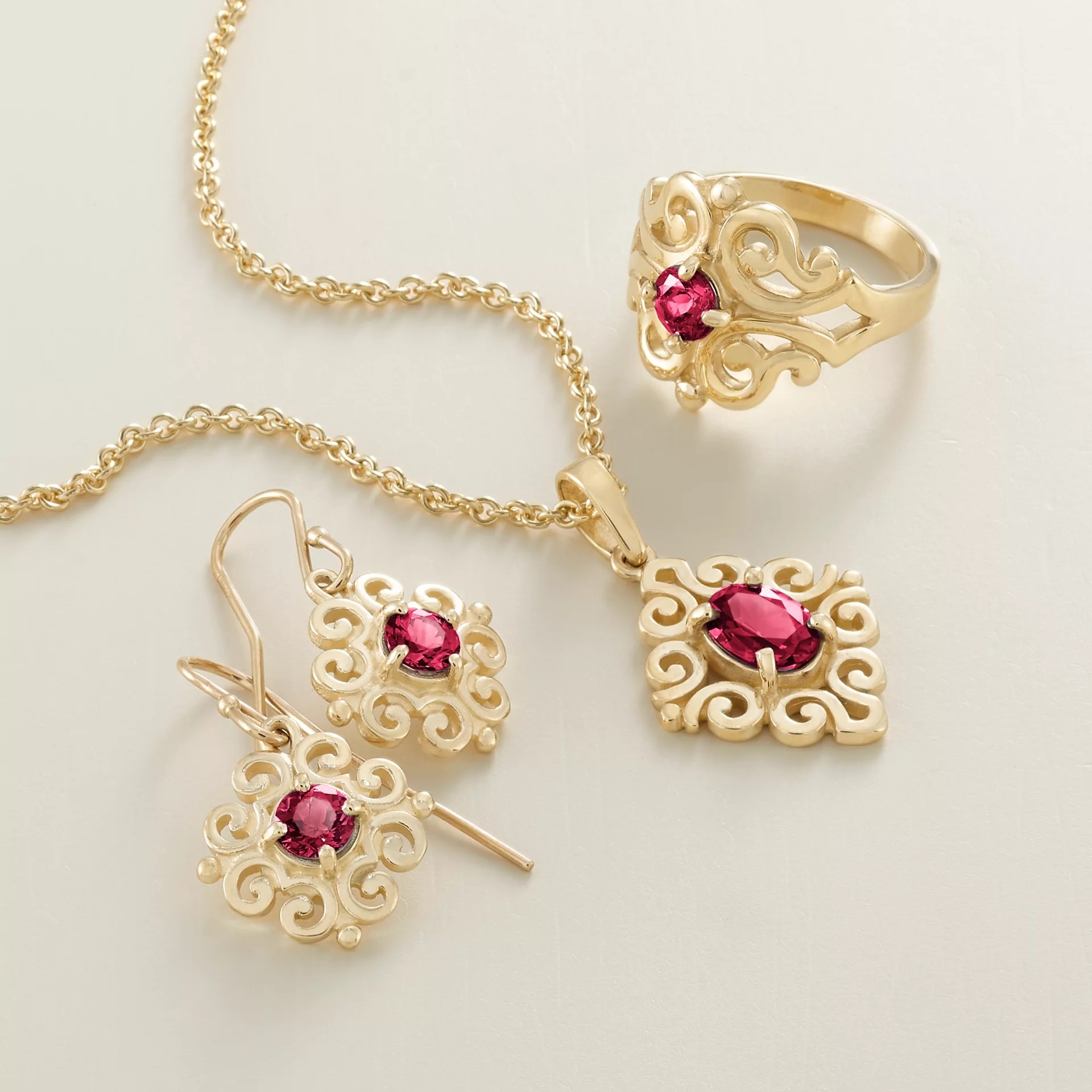 Spanish Lace Birthstone Pendant - Image 2