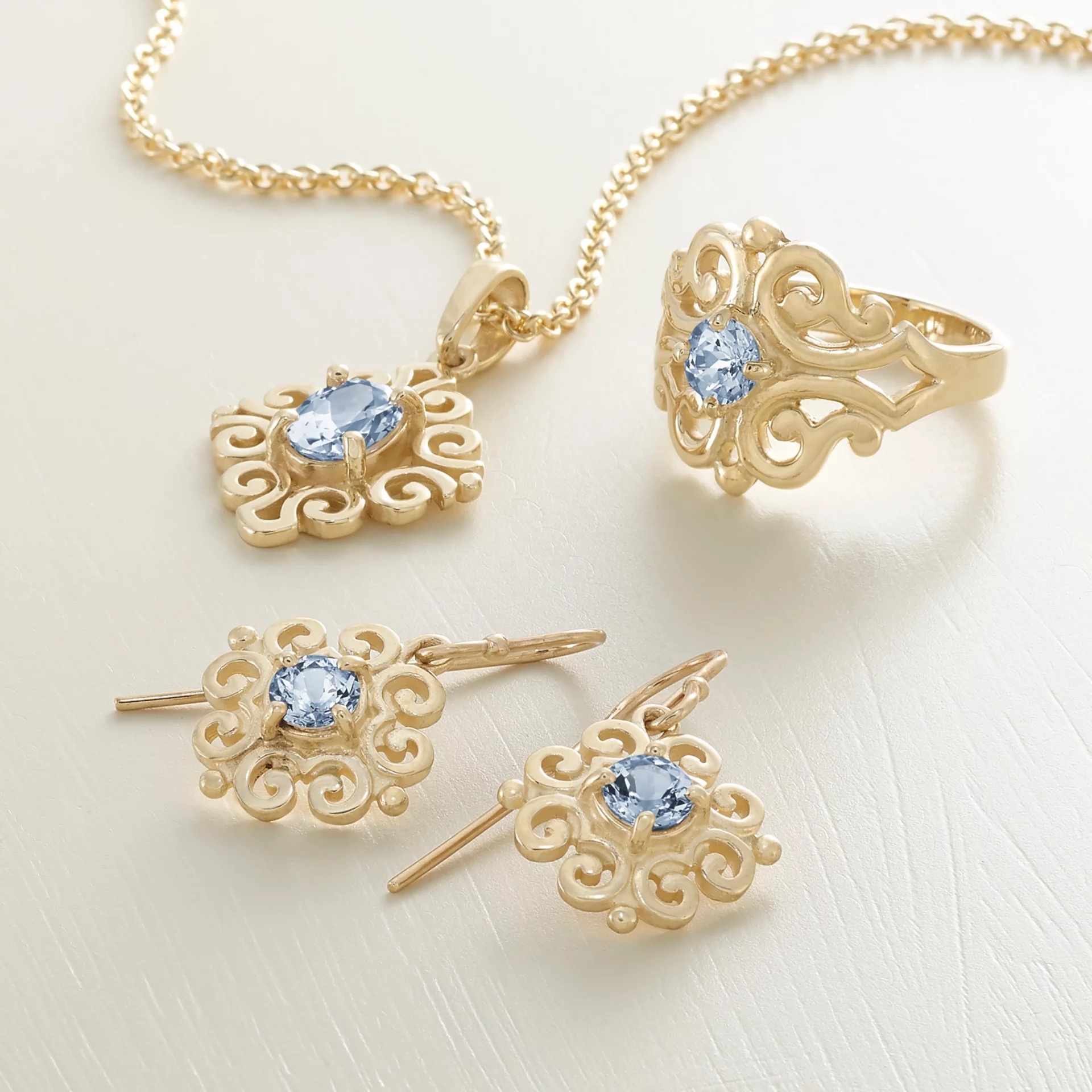 Spanish Lace Birthstone Pendant - Image 2